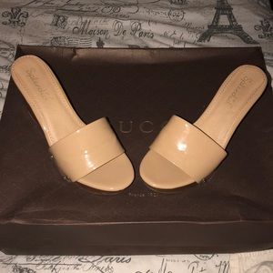 Patent leather wedges 9.5